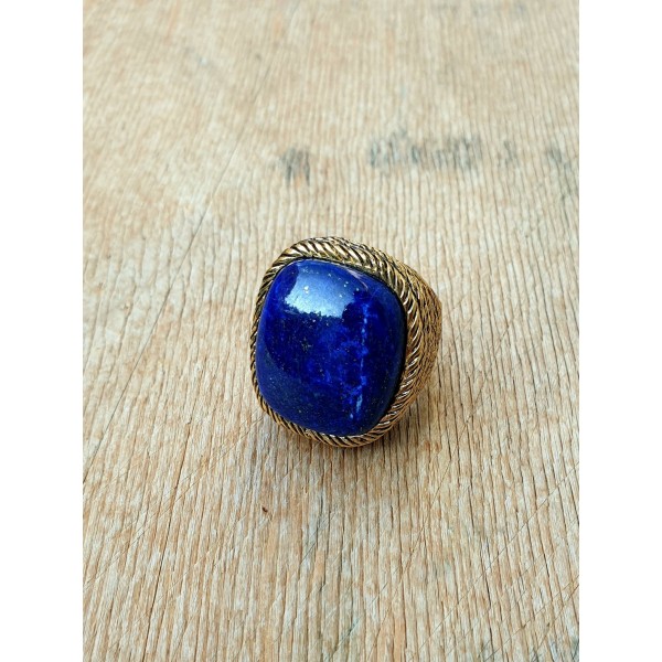 Aurelie Bidermann žiedas su lazuritu